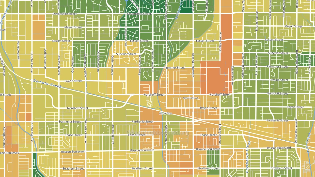 91324, CA block-group voter-turnout map