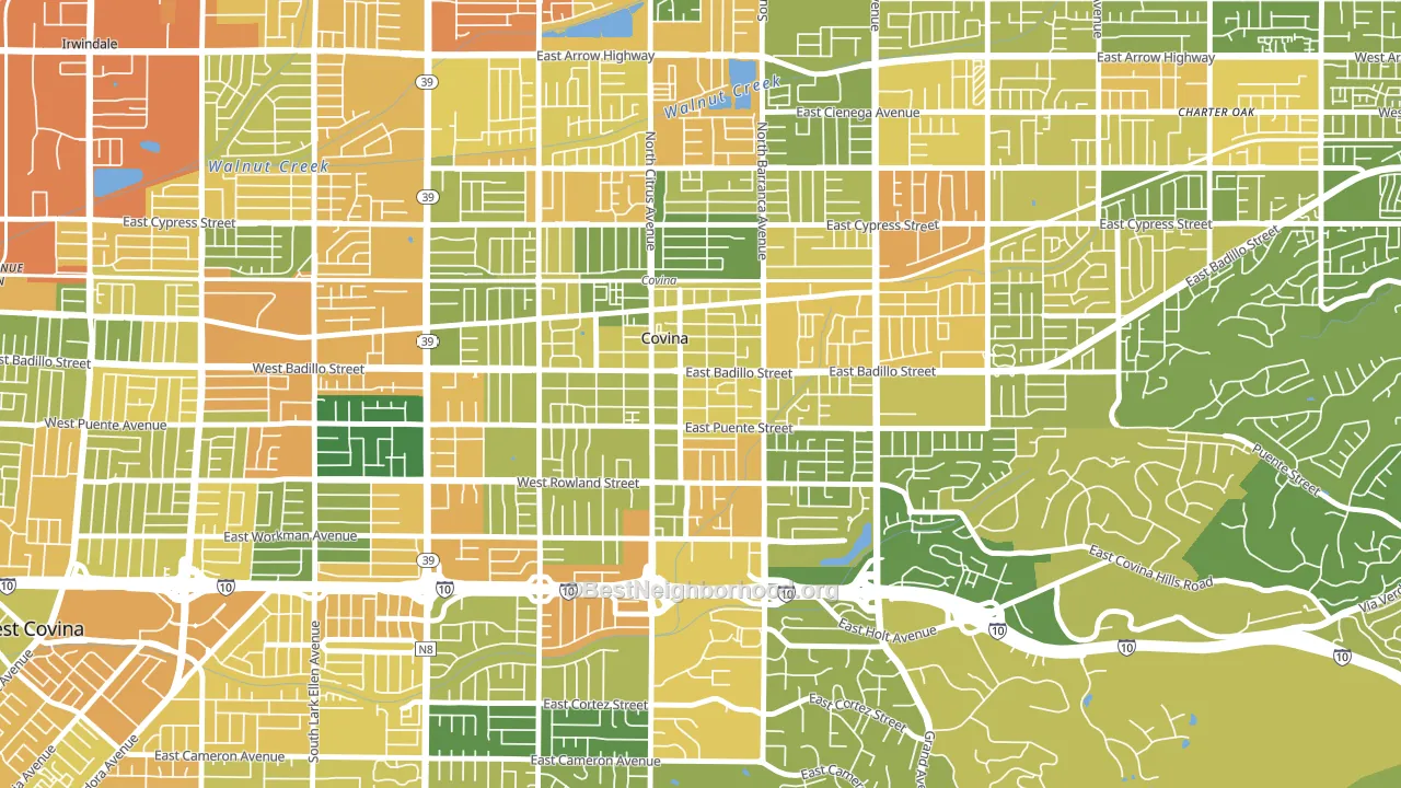 91723, CA block-group voter-turnout map