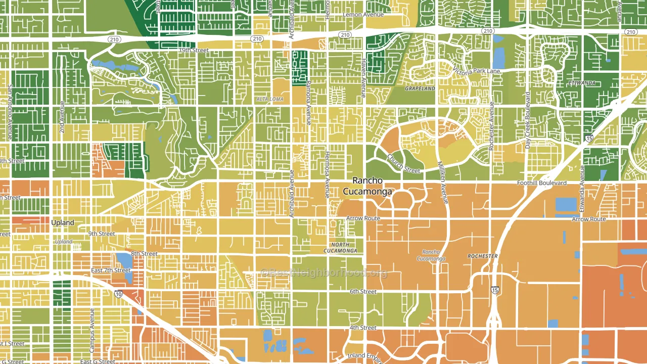 91730, CA block-group voter-turnout map