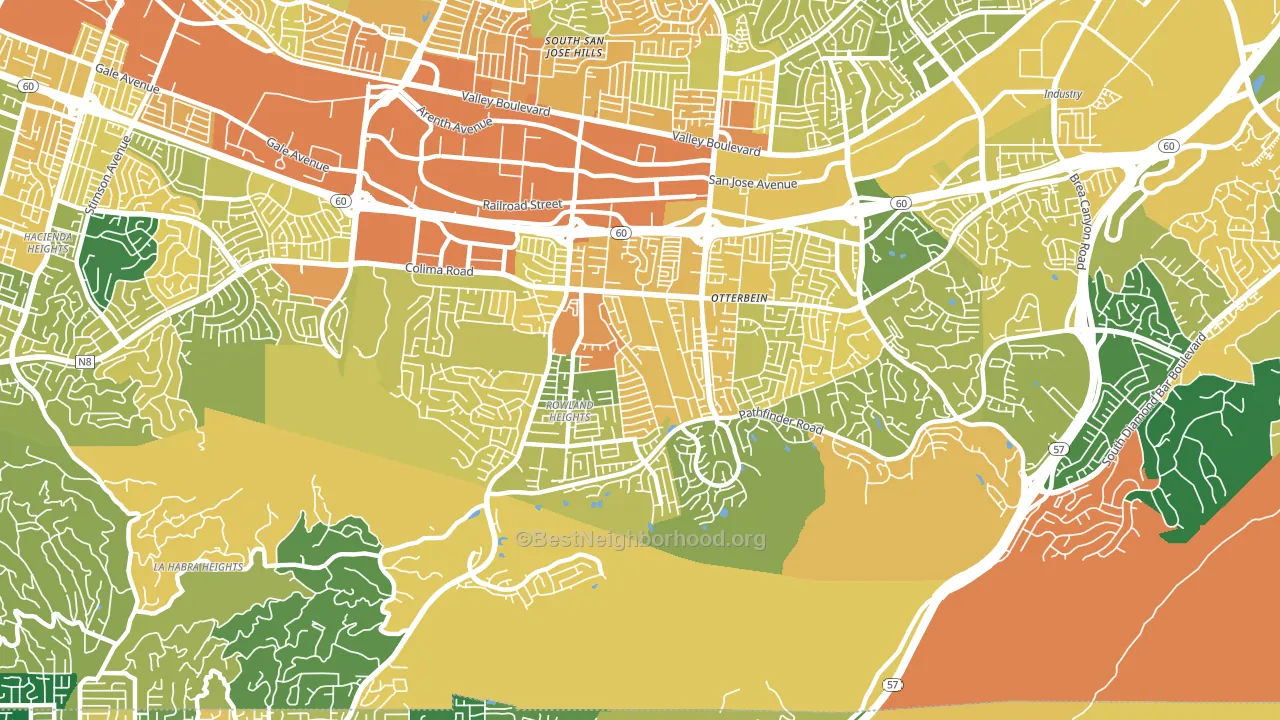 91748, CA block-group voter-turnout map