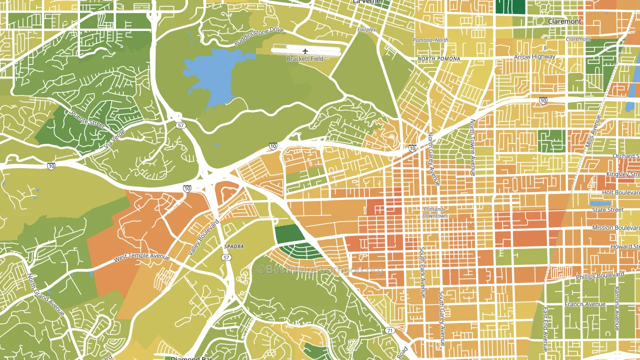 91768, CA block-group voter-turnout map