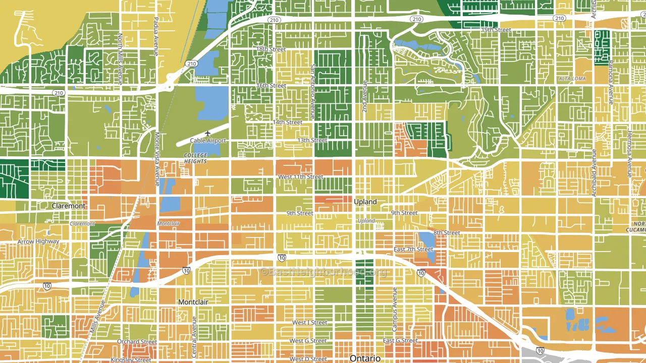91786, CA block-group voter-turnout map