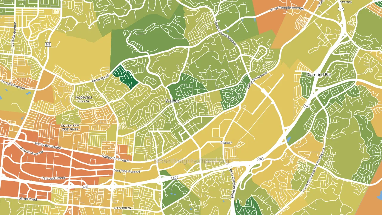 91789, CA block-group voter-turnout map