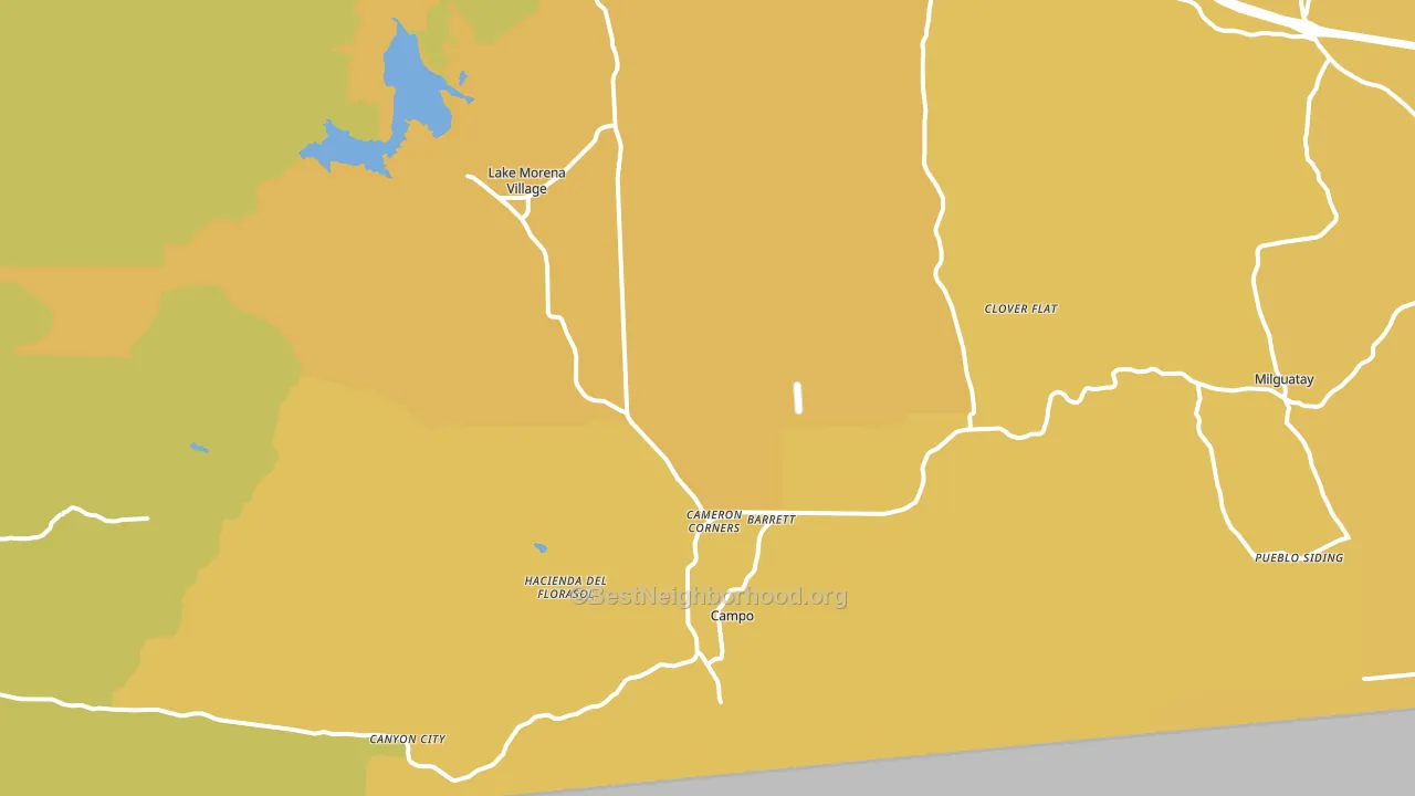 91906, CA block-group voter-turnout map