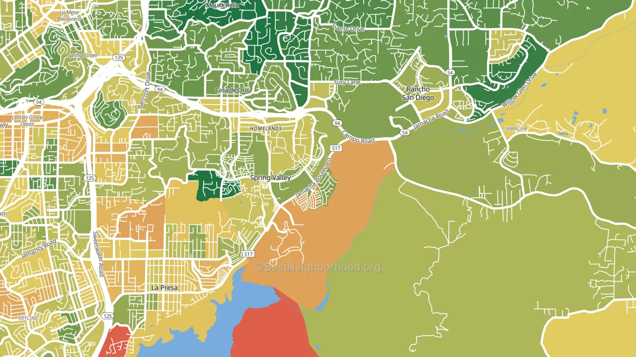 91978, CA block-group voter-turnout map