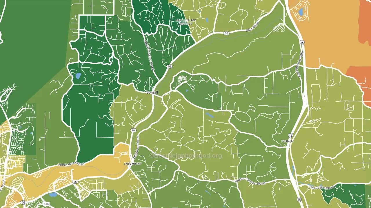92003, CA block-group voter-turnout map