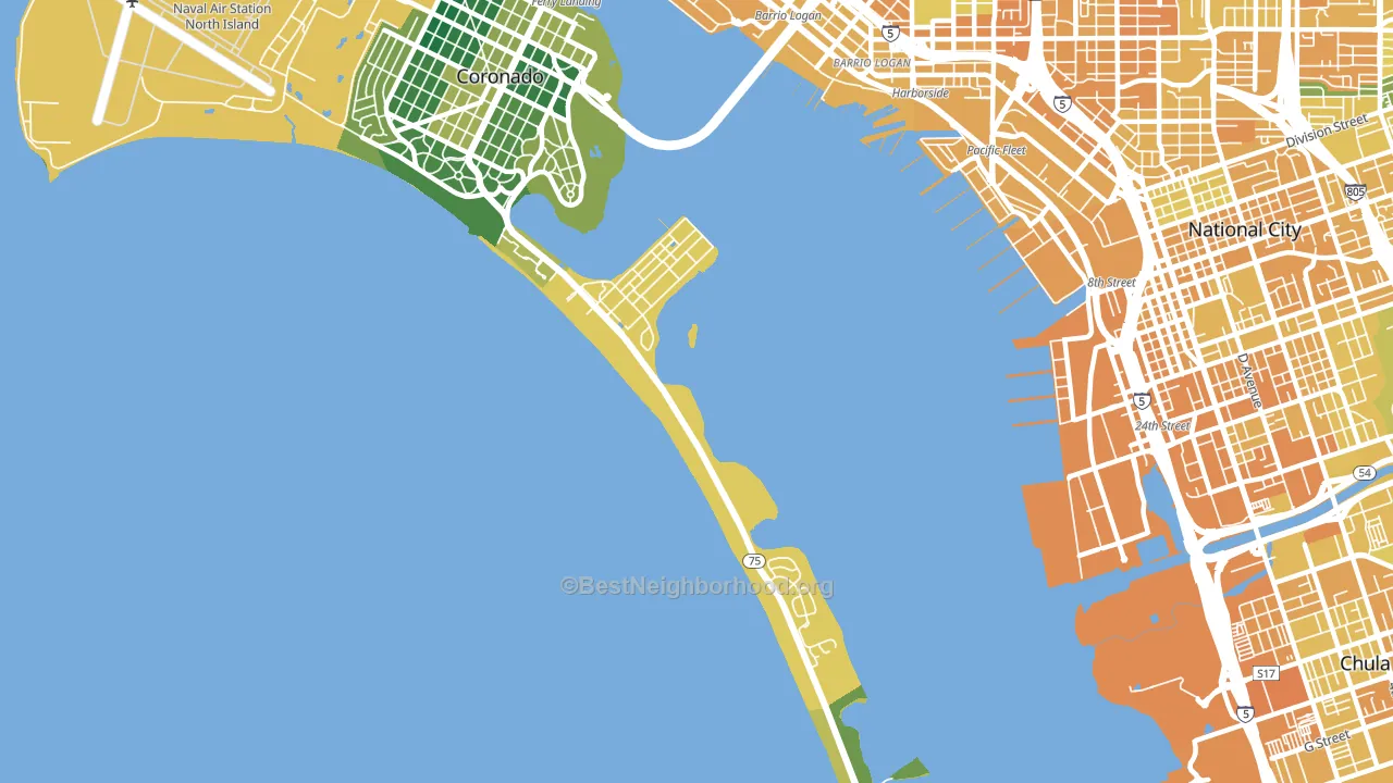 92155, CA block-group voter-turnout map