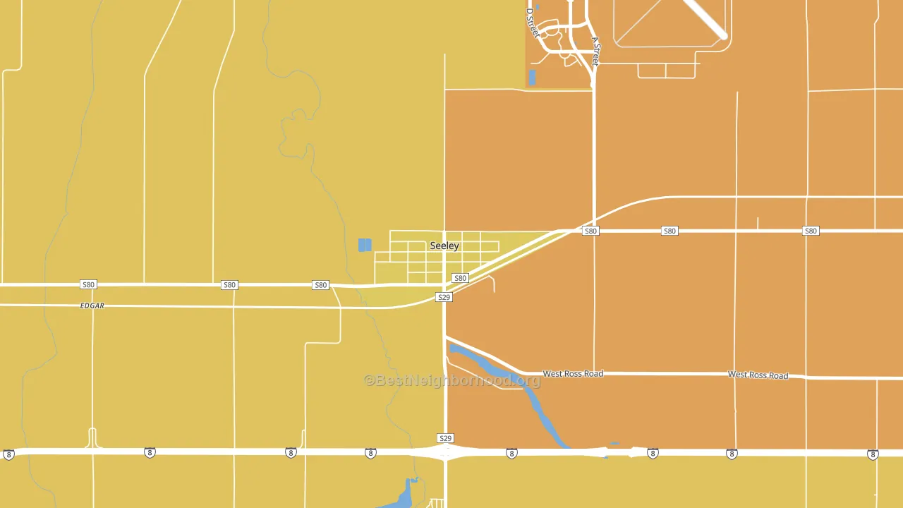 92273, CA block-group voter-turnout map