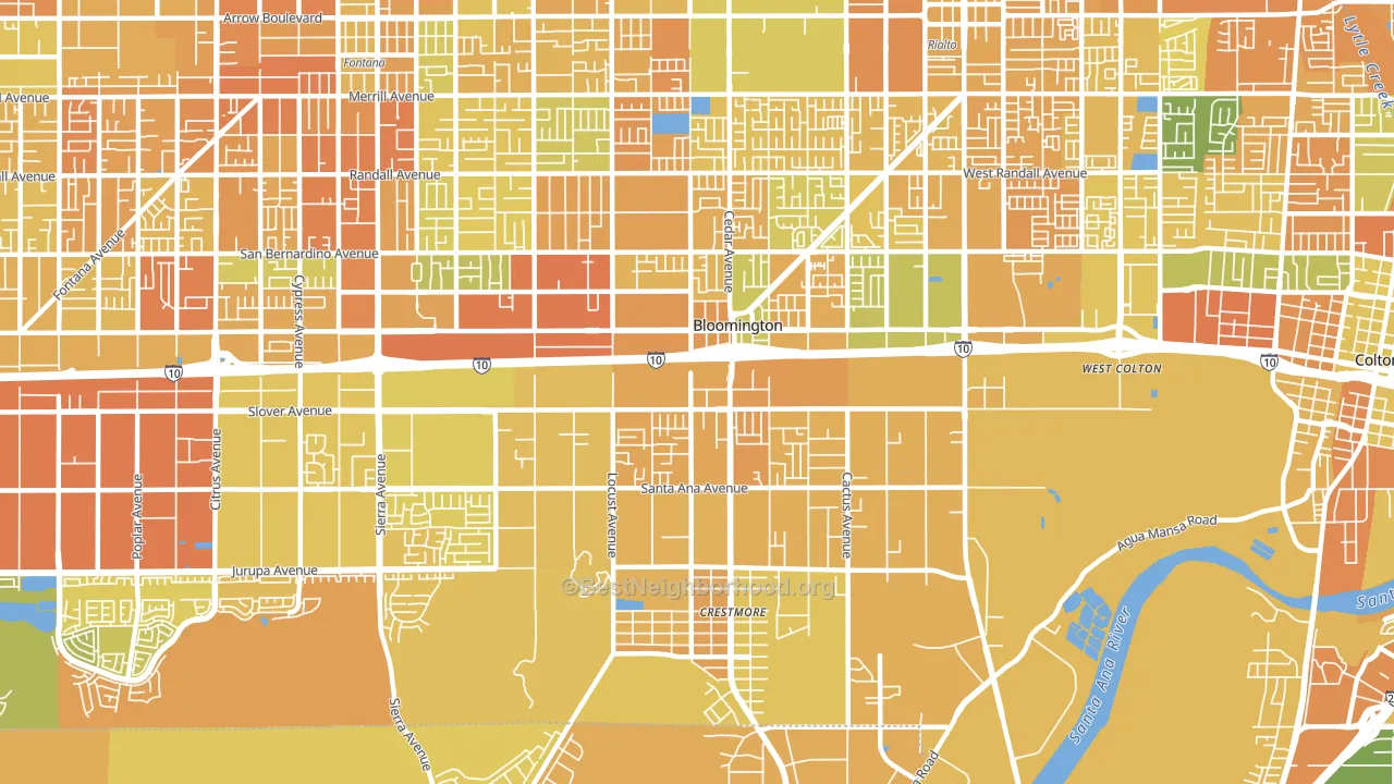 92316, CA block-group voter-turnout map