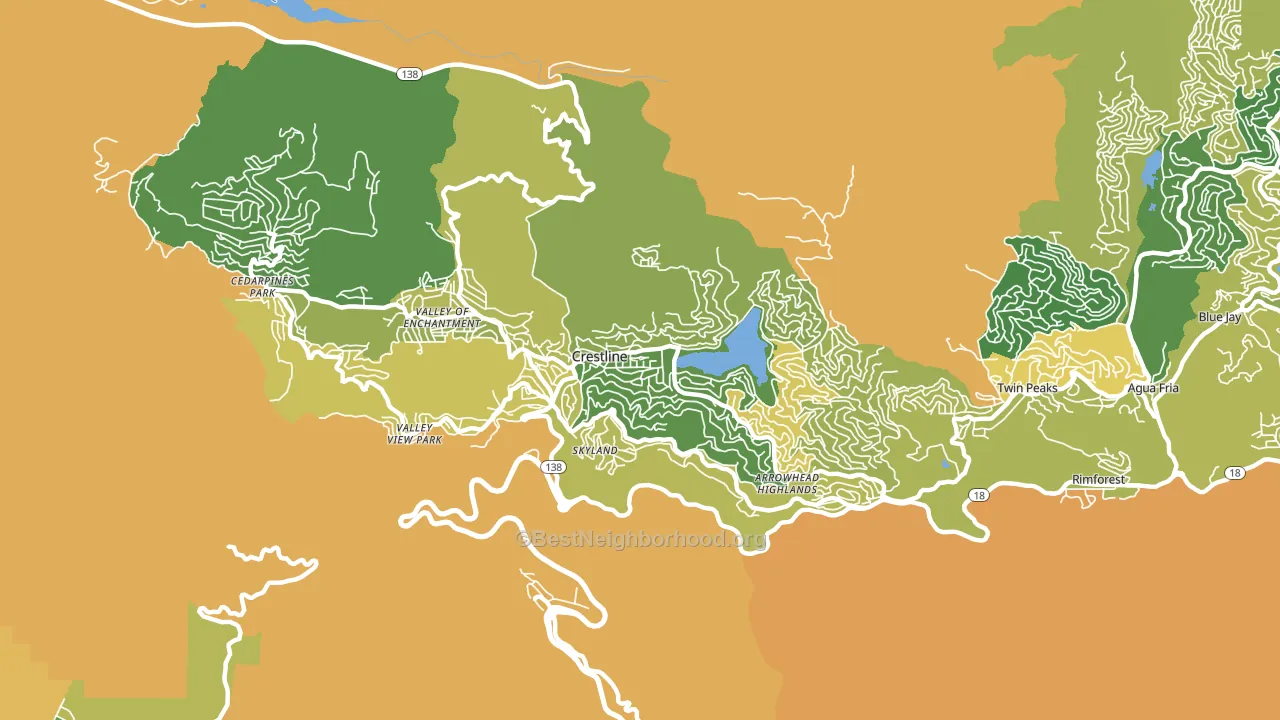 92325, CA block-group voter-turnout map