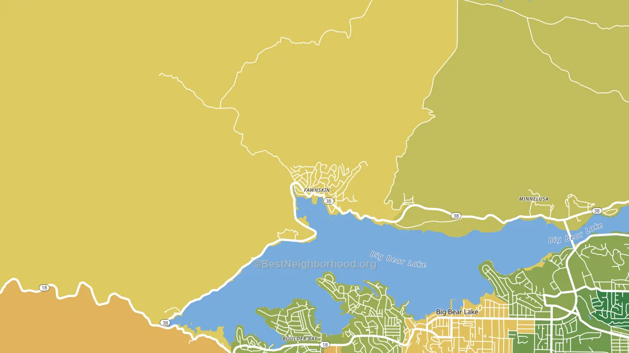 92333, CA block-group voter-turnout map