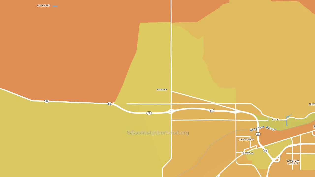 92347, CA block-group voter-turnout map