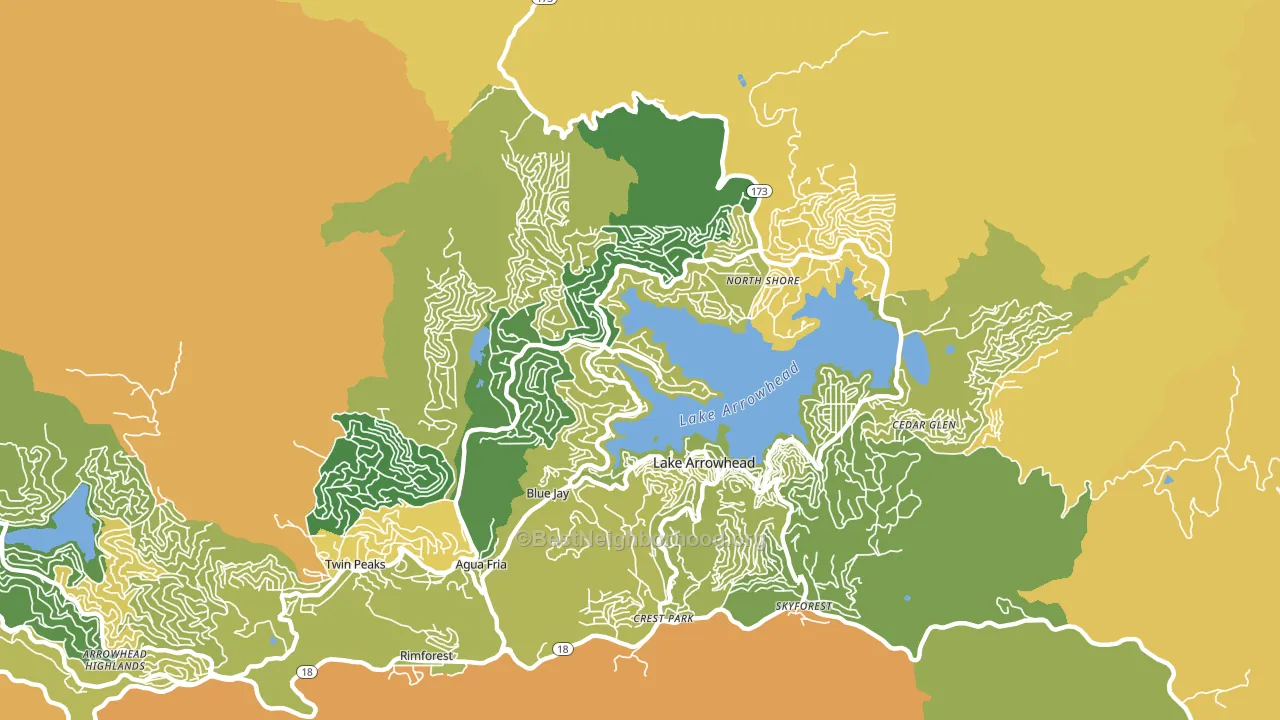 92352, CA block-group voter-turnout map