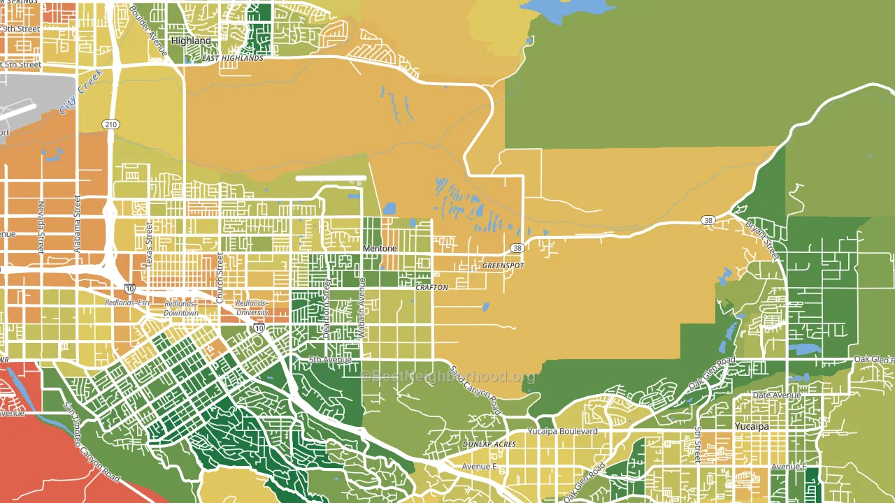 92359, CA block-group voter-turnout map