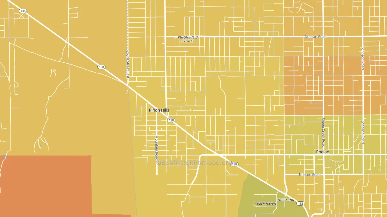 92372, CA block-group voter-turnout map