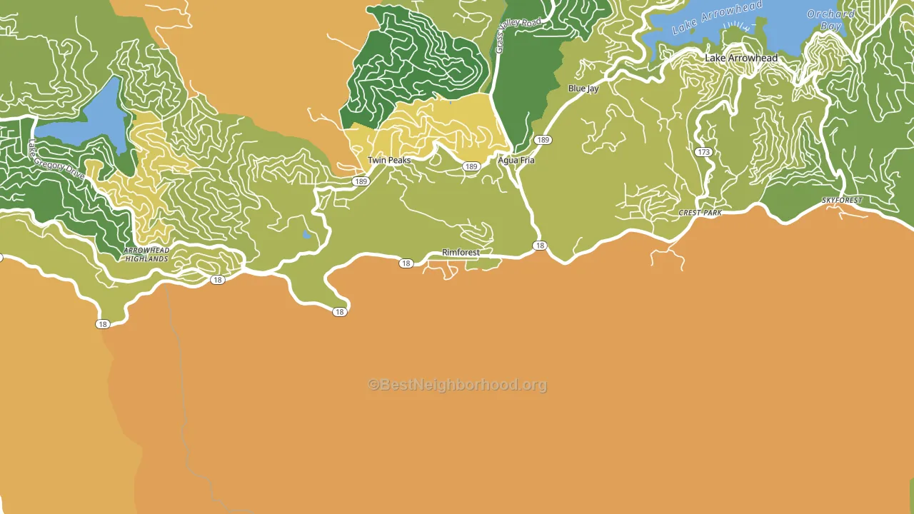 92378, CA block-group voter-turnout map