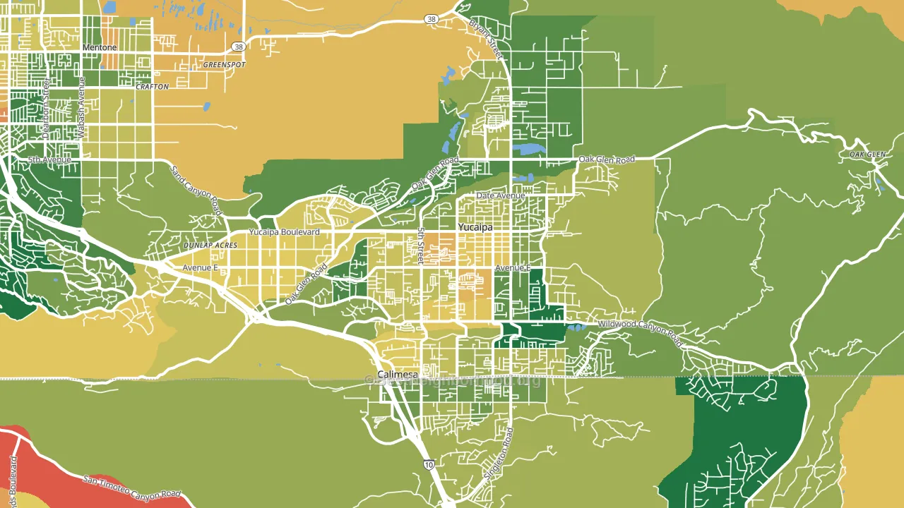 92399, CA block-group voter-turnout map