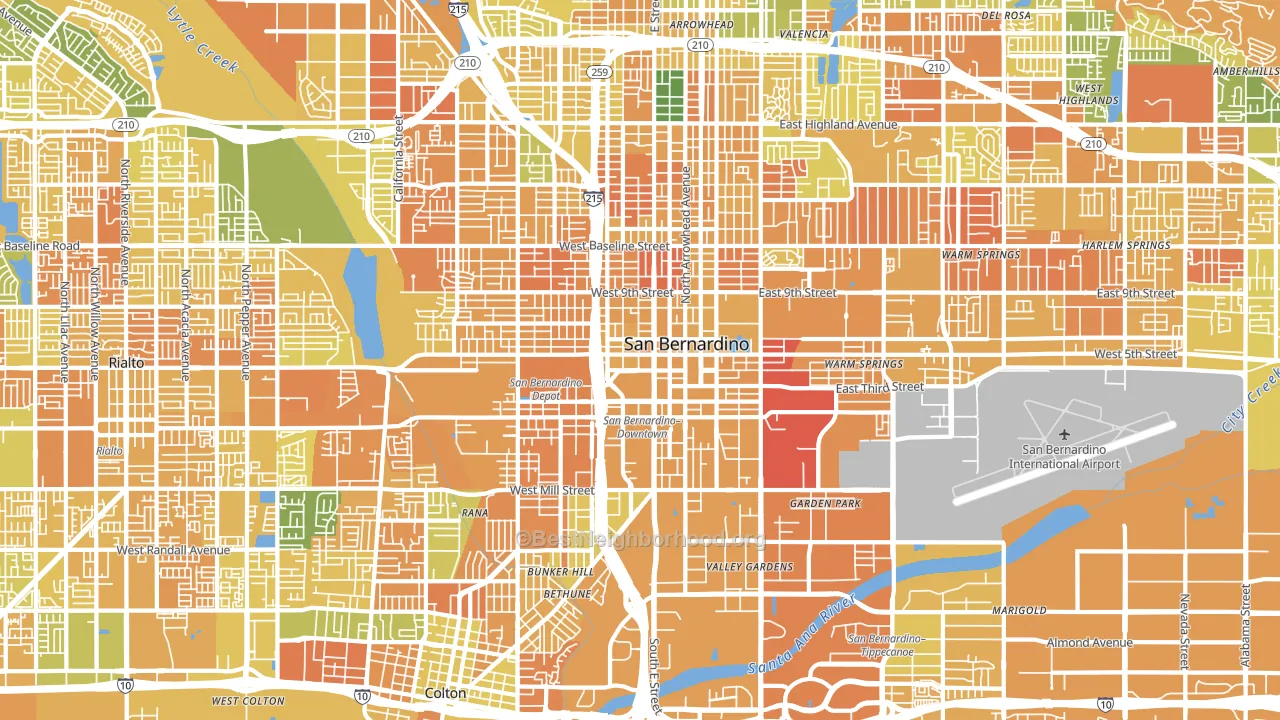 92410, CA block-group voter-turnout map