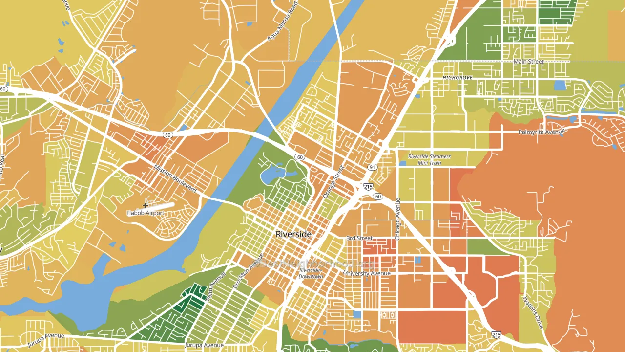 92501, CA block-group voter-turnout map