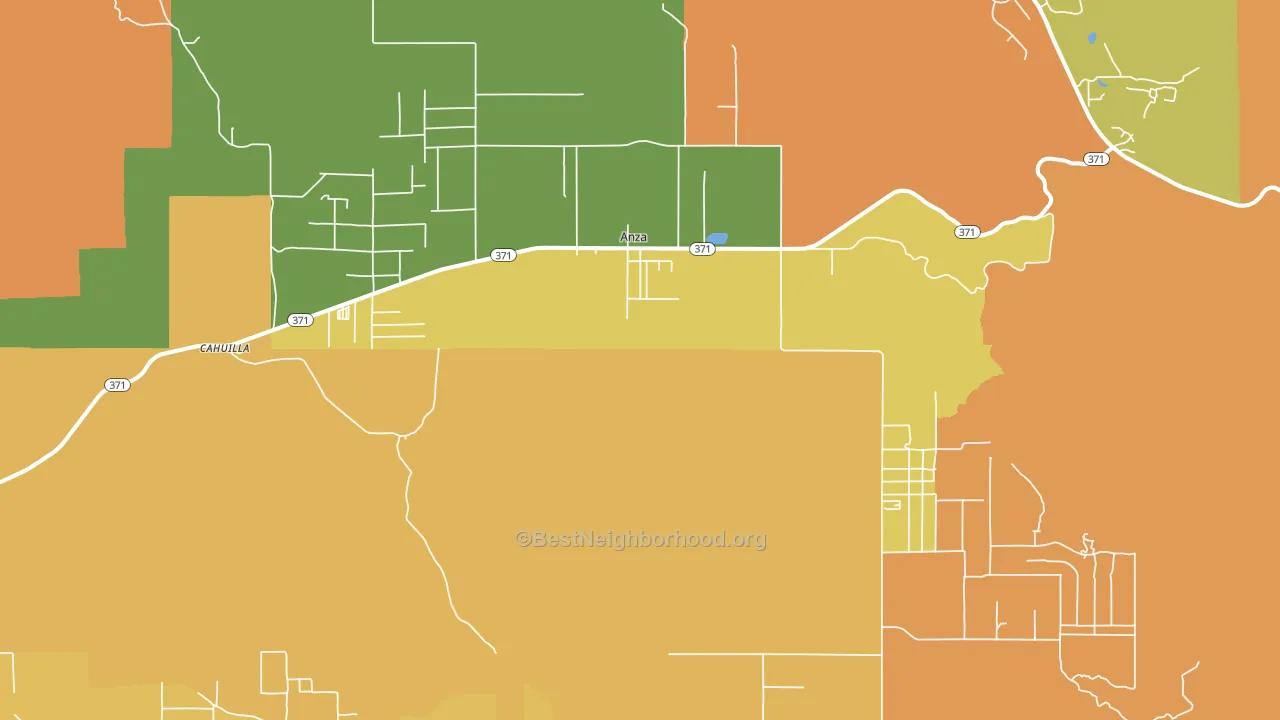92539, CA block-group voter-turnout map
