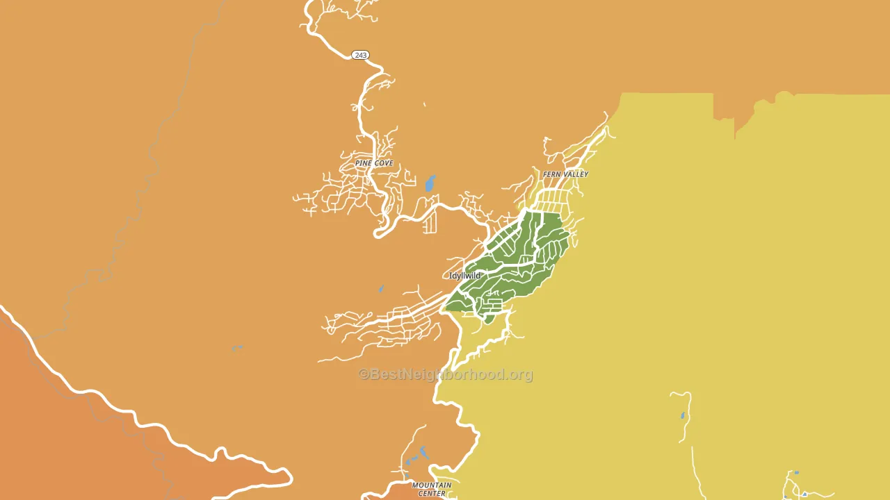 92549, CA block-group voter-turnout map