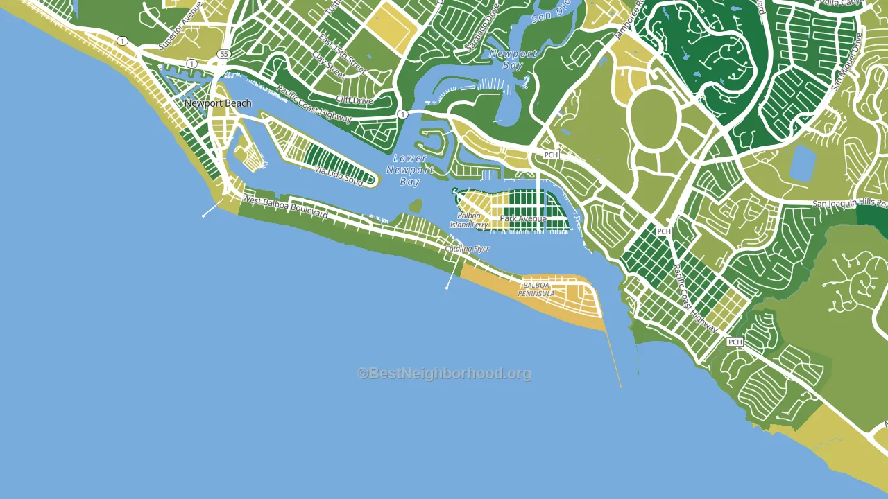 92661, CA block-group voter-turnout map
