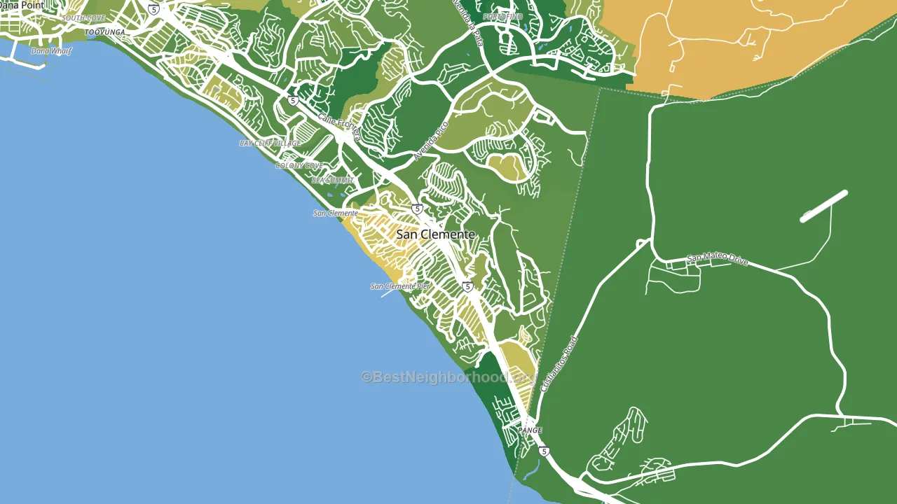 92672, CA block-group voter-turnout map