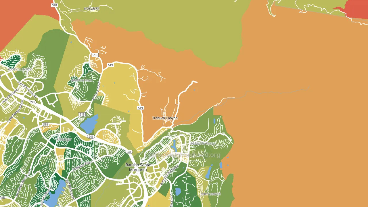 92678, CA block-group voter-turnout map