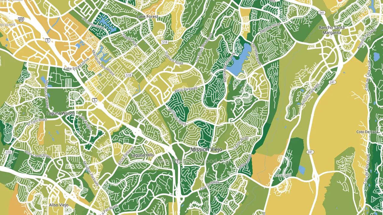 92691, CA block-group voter-turnout map