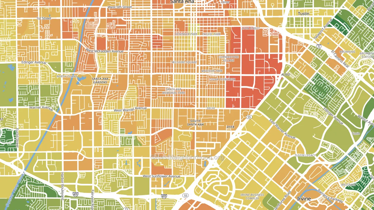 92707, CA block-group voter-turnout map