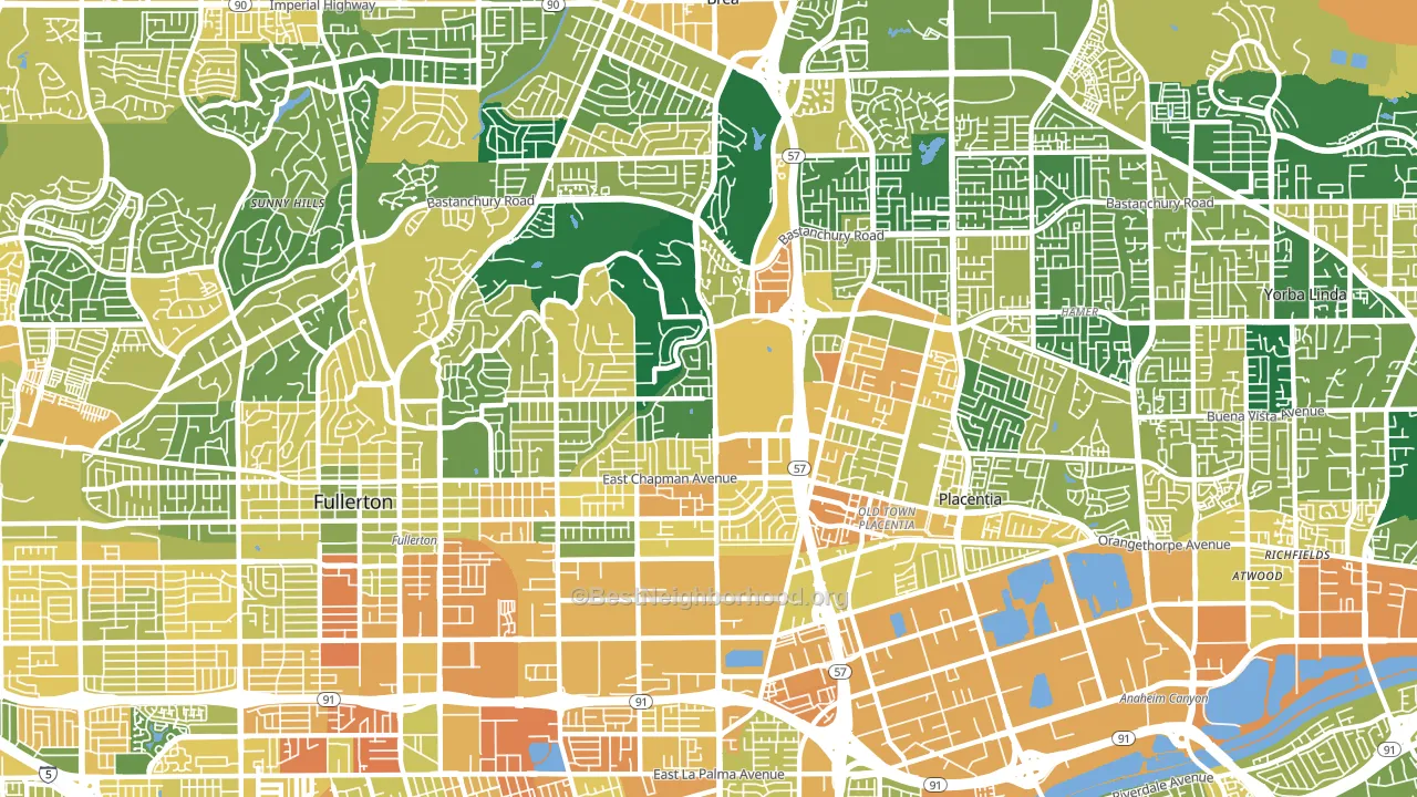 92831, CA block-group voter-turnout map