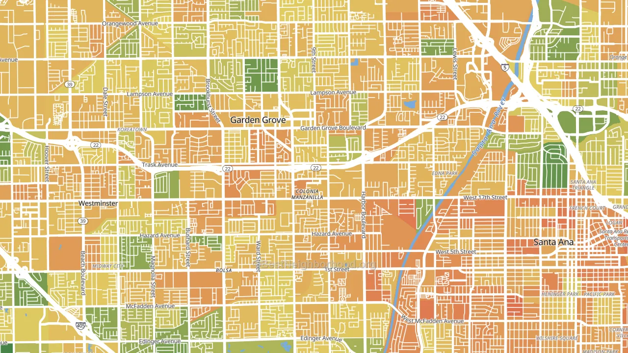 92843, CA block-group voter-turnout map