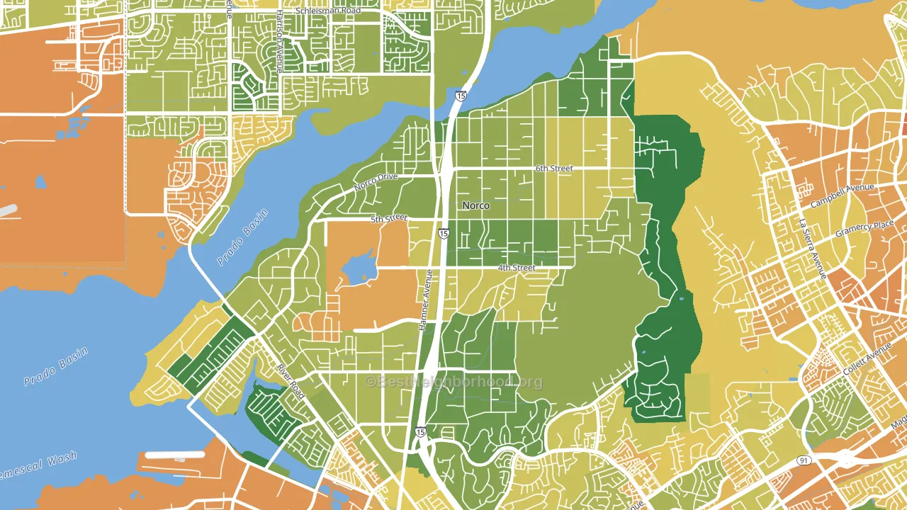 92860, CA block-group voter-turnout map
