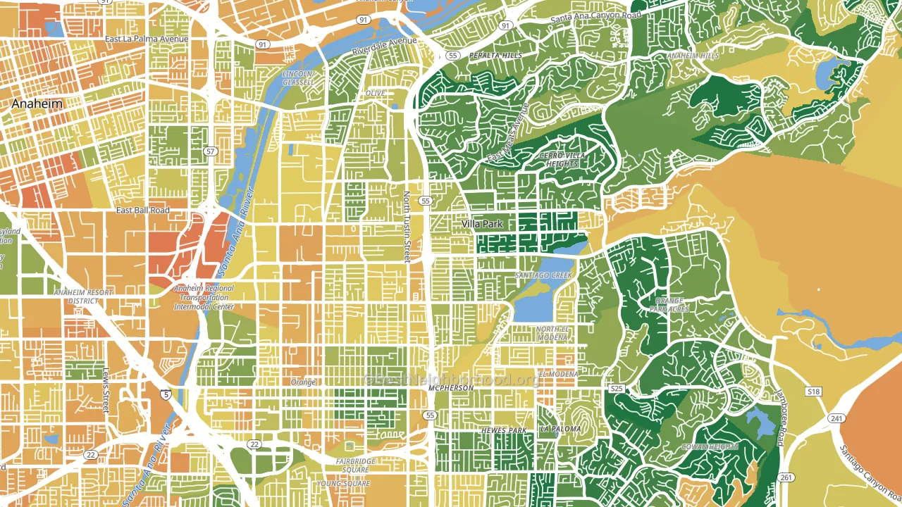 92867, CA block-group voter-turnout map
