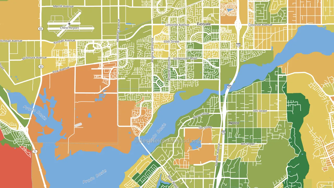 92880, CA block-group voter-turnout map