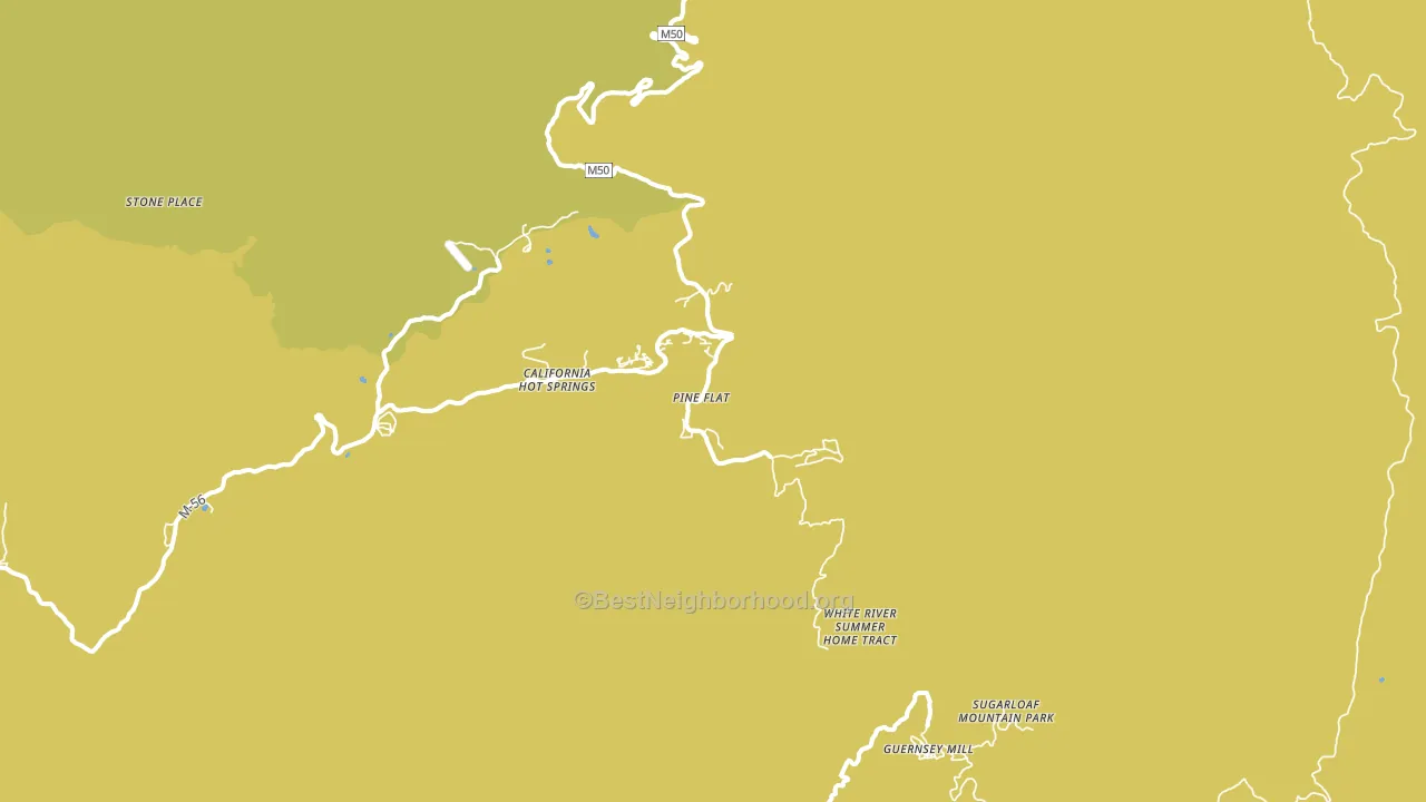 93207, CA block-group voter-turnout map