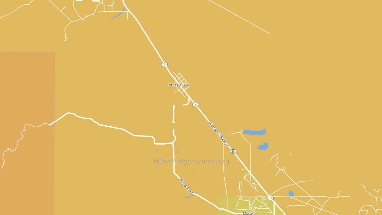 93224, CA block-group voter-turnout map