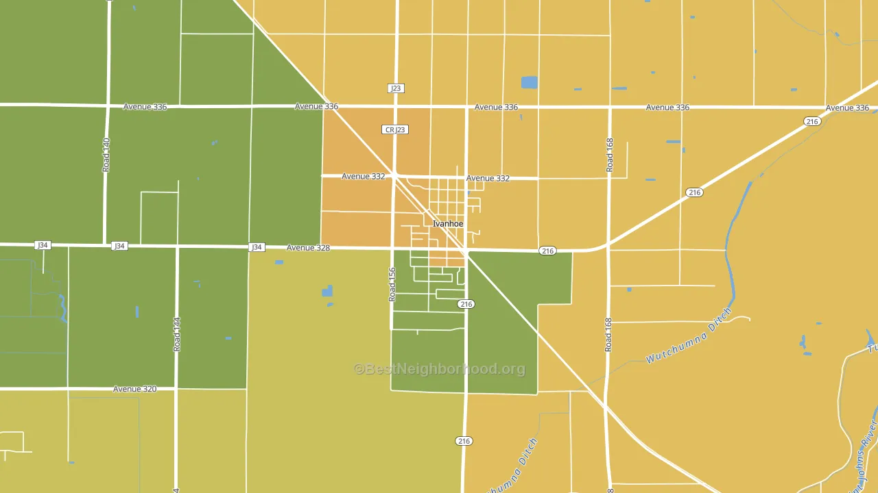93235, CA block-group voter-turnout map