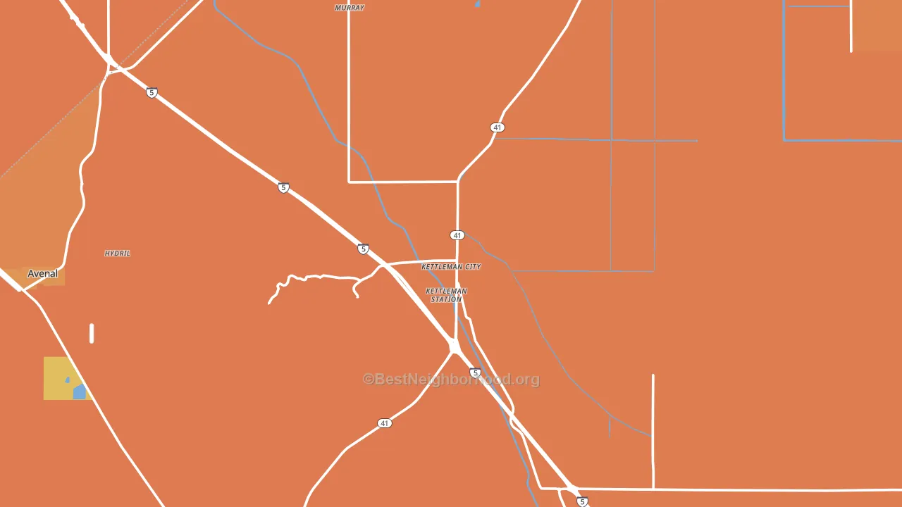 93239, CA block-group voter-turnout map