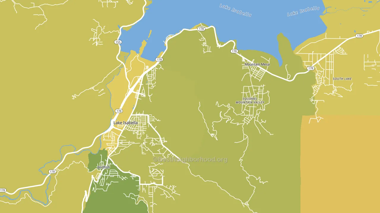 93240, CA block-group voter-turnout map