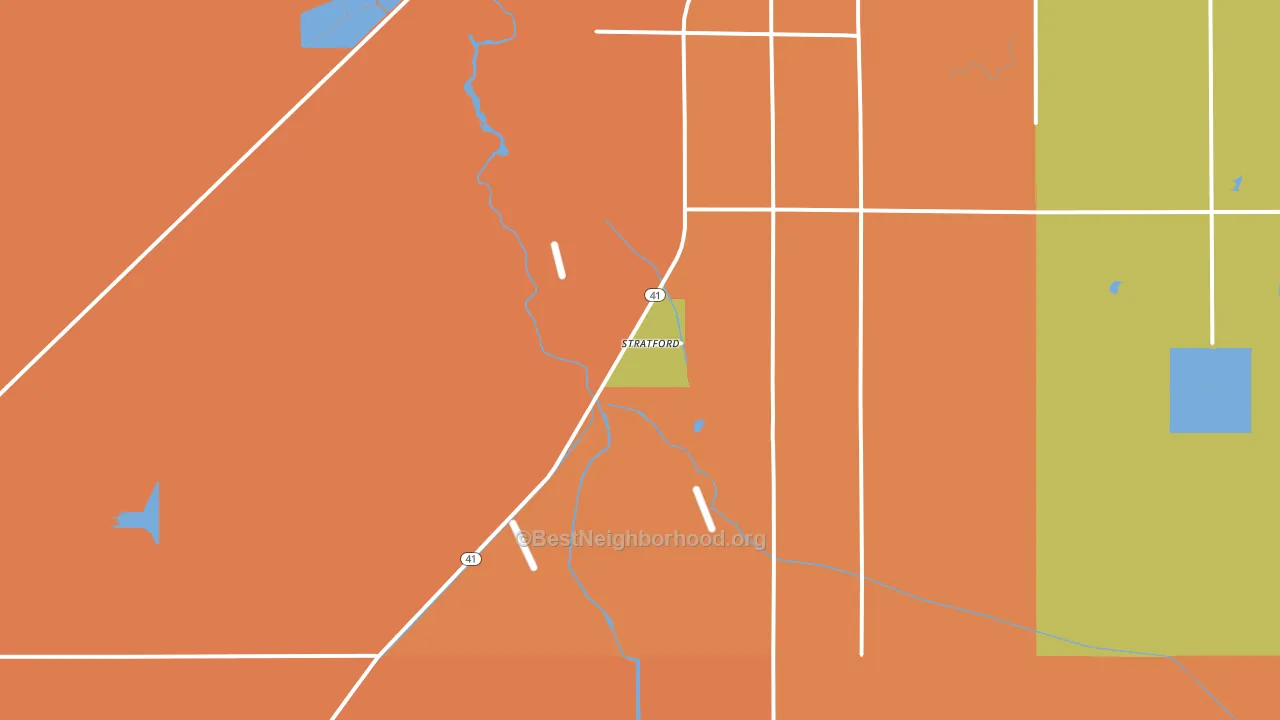 93266, CA block-group voter-turnout map