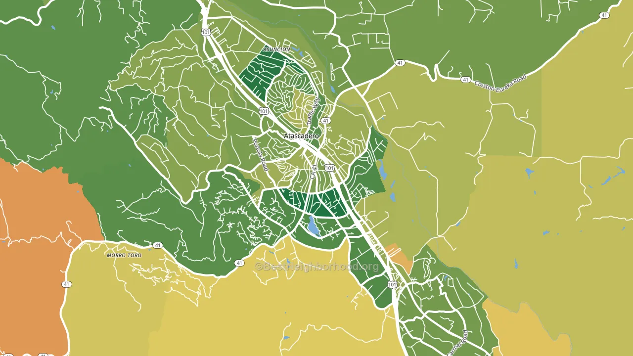 93422, CA block-group voter-turnout map