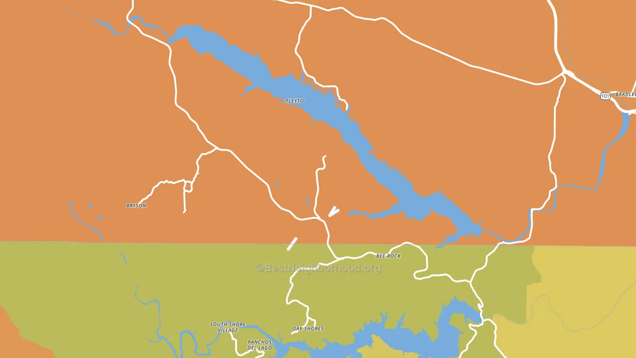 93426, CA block-group voter-turnout map