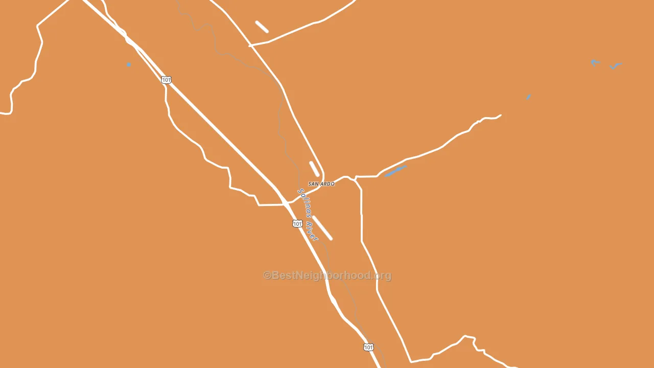 93450, CA block-group voter-turnout map