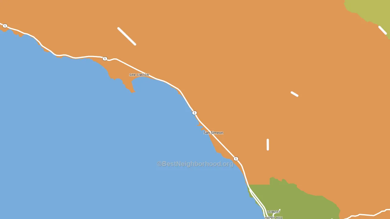 93452, CA block-group voter-turnout map