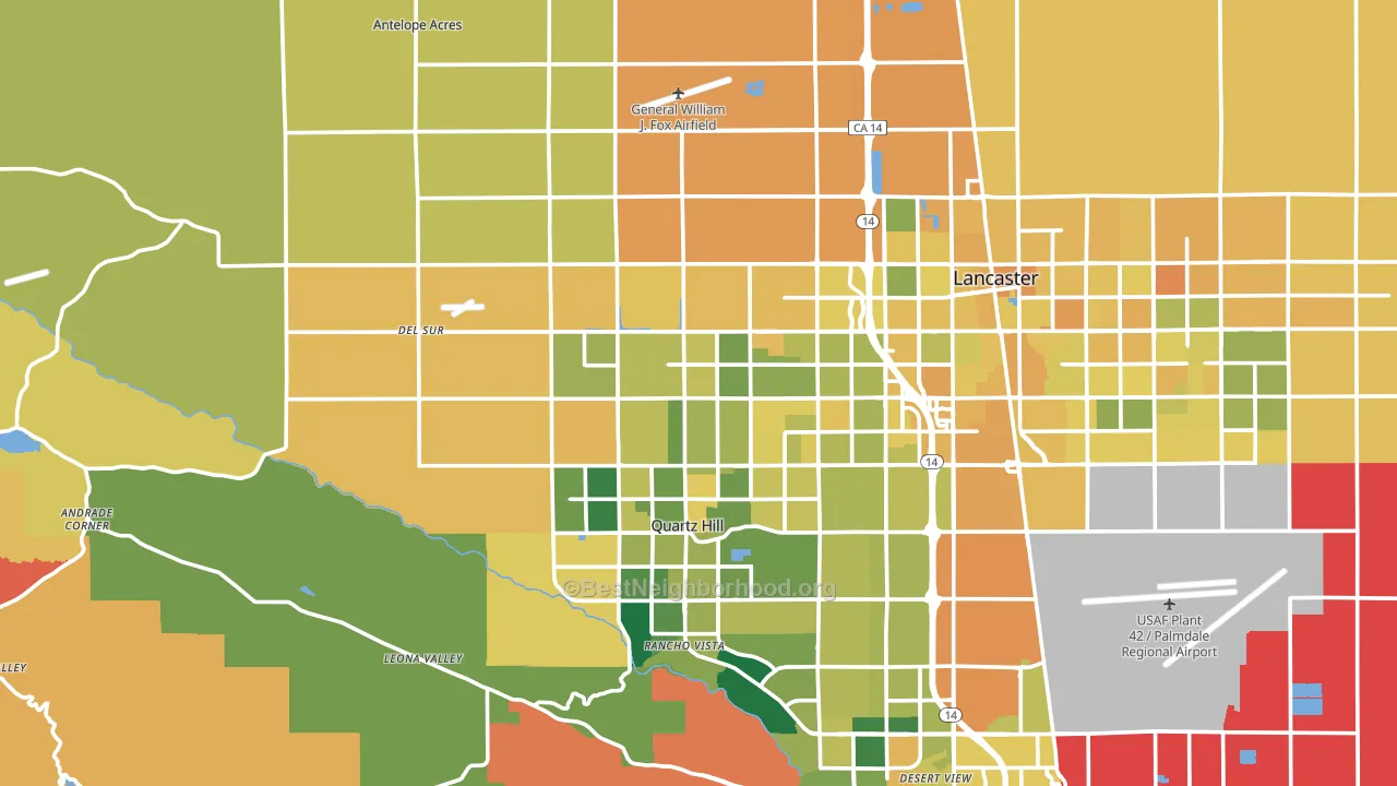 93536, CA block-group voter-turnout map