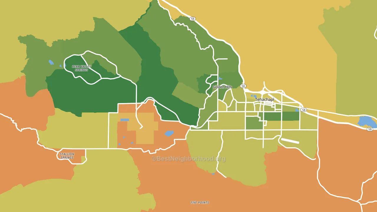 93561, CA block-group voter-turnout map