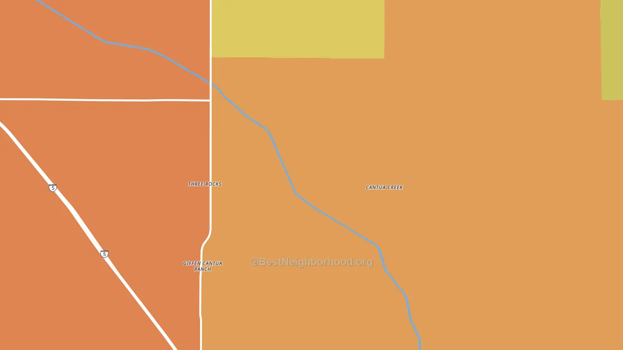 93608, CA block-group voter-turnout map