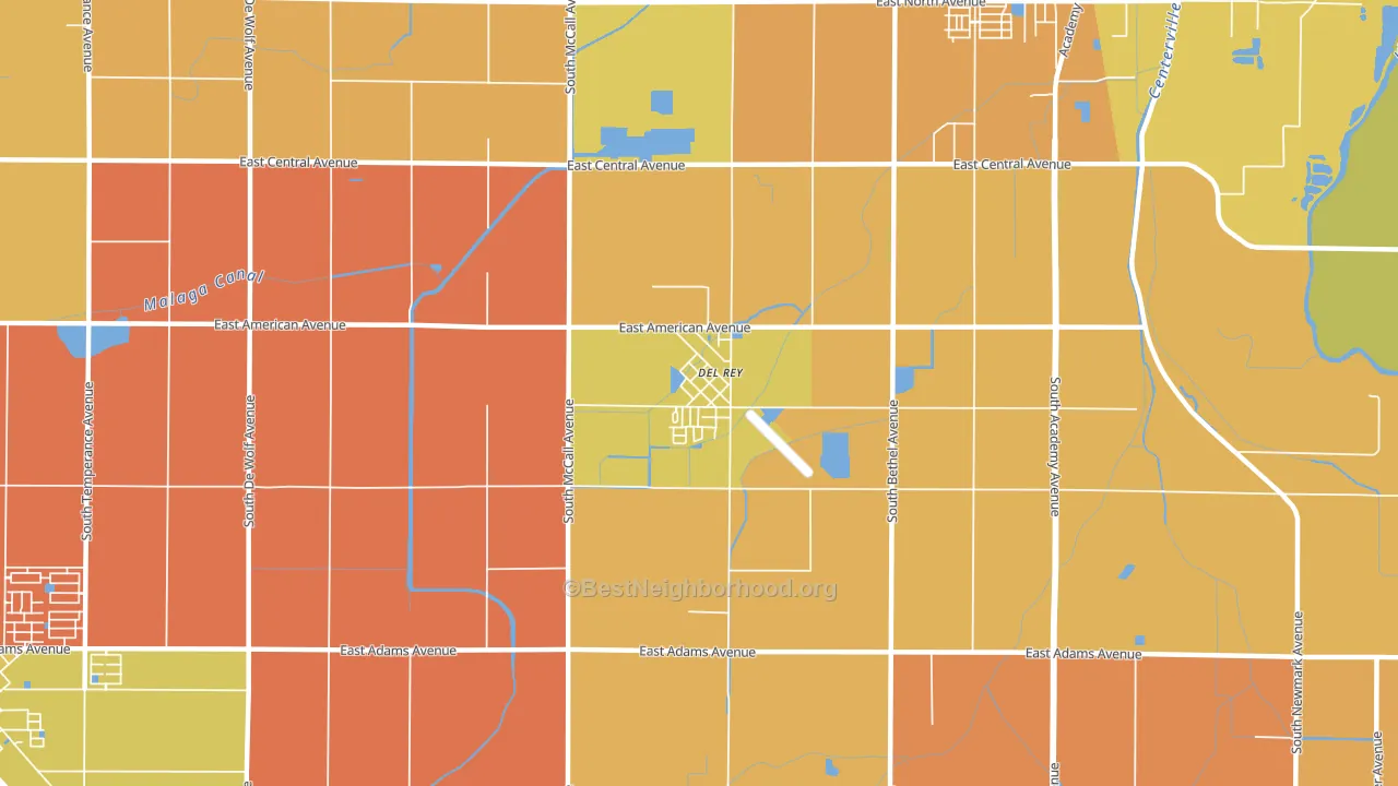 93616, CA block-group voter-turnout map