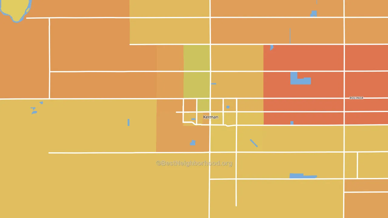 93630, CA block-group voter-turnout map